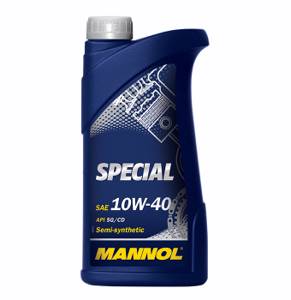 MANNOL SPECIAL PLUS 10w40 SG/CD  1л минеральное, масло моторное